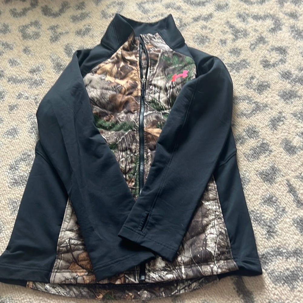 Under Armour zip up camo jacket